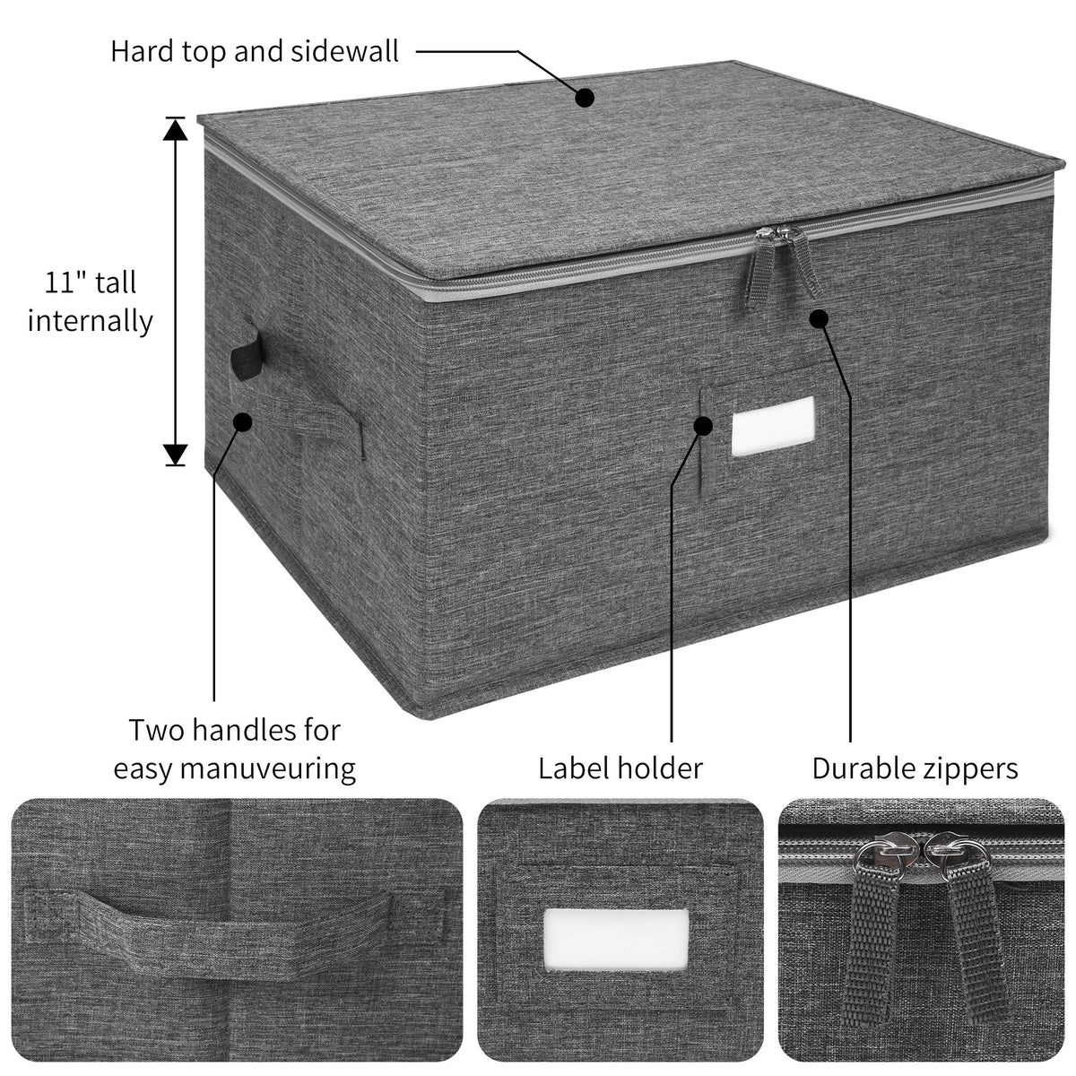 Popoly stemware box features collapsible design for easy folding when not in use.