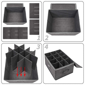 Popoly gray storage solution suits kitchen, dining room, or bar area.