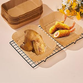 POPQEEN easy-clean liners protect air fryers from residue and maintain crisp textures