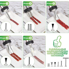Pousutong jerky gun with large capacity for batch making