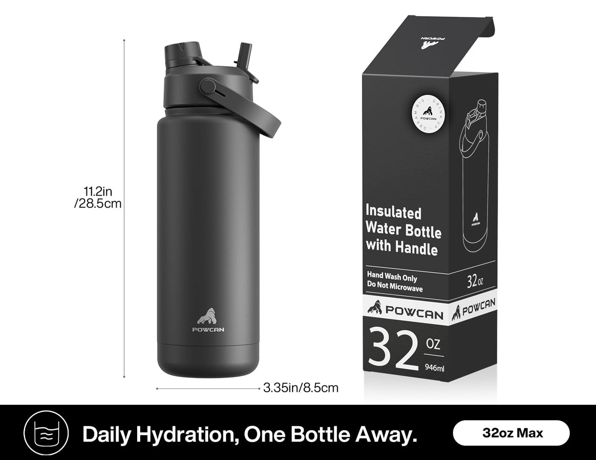 POWCAN bottle BPA-free, safe everyday use