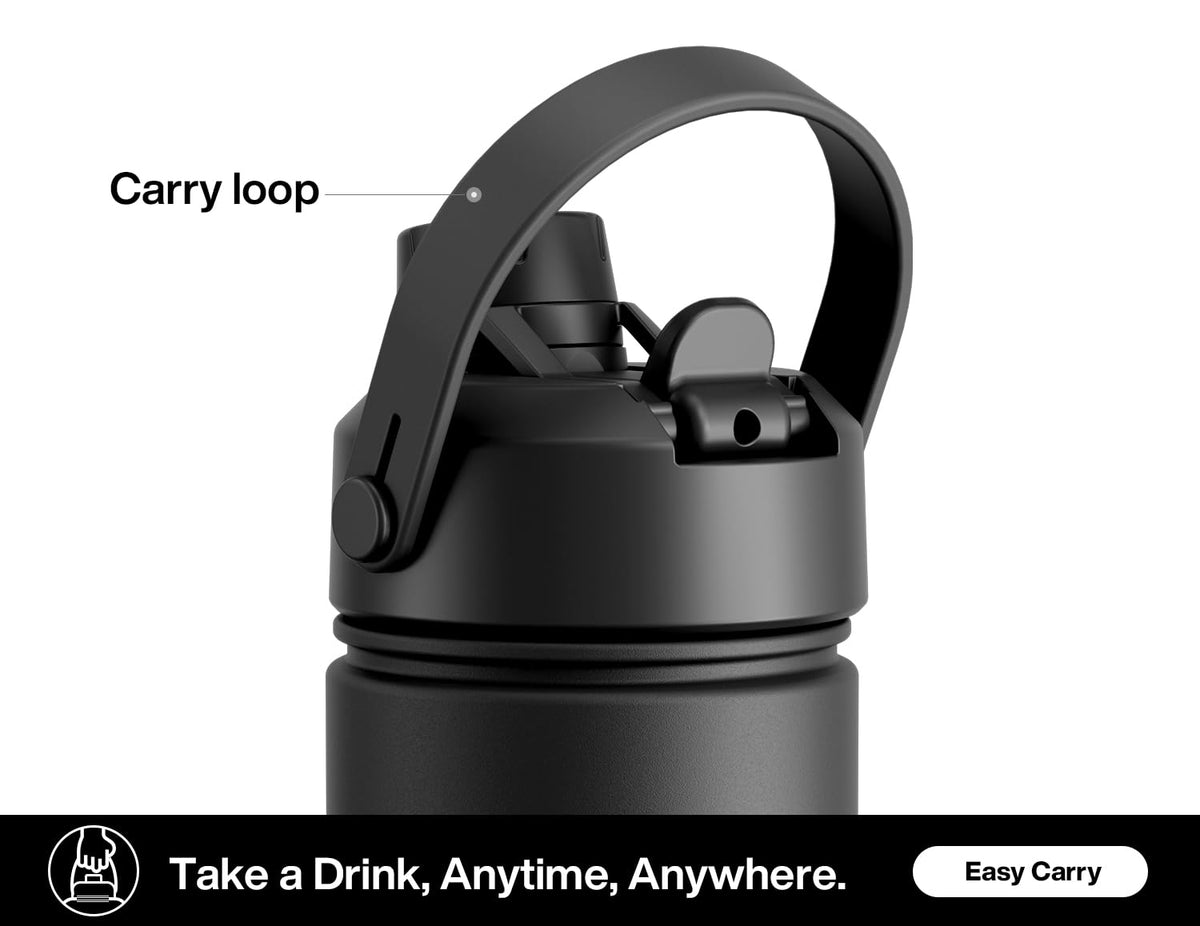 POWCAN wide mouth makes cleaning and filling easy after workouts or school.
