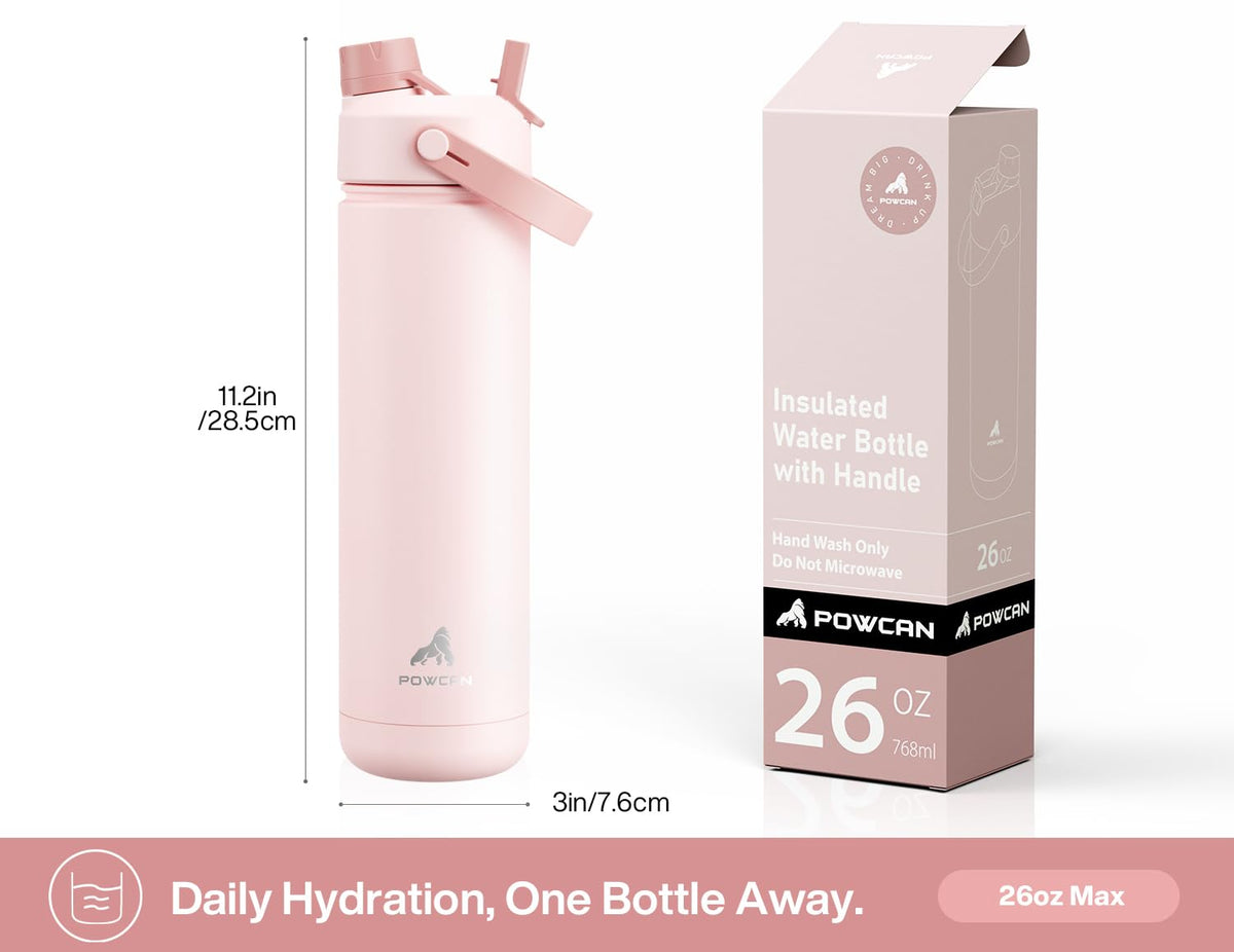 PowCAN Rosy Bouquet color option adds stylish hydration on the go.