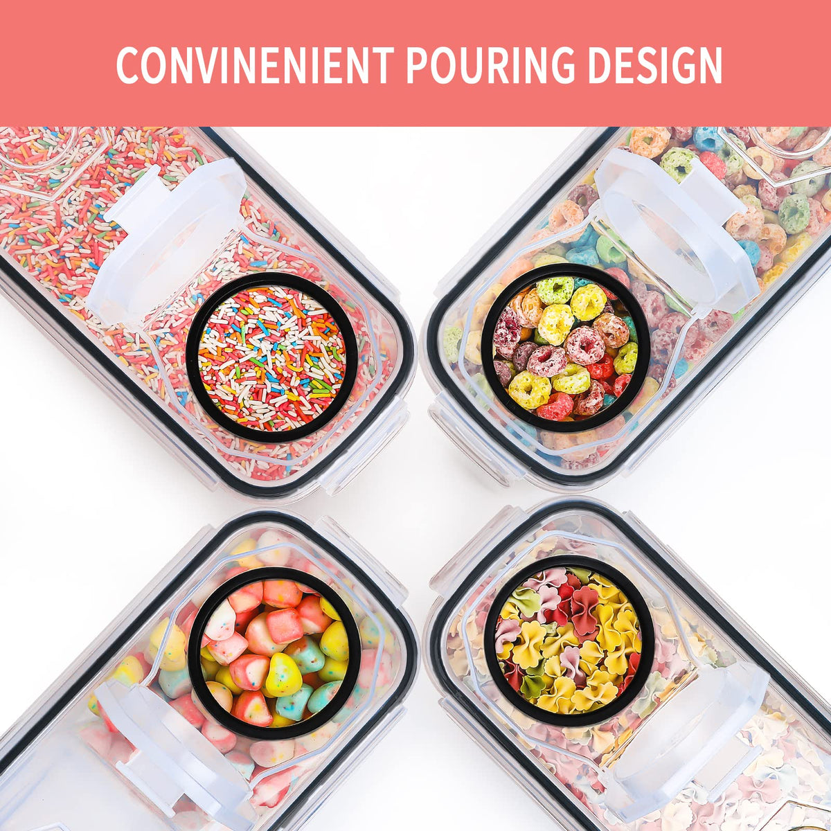 Stackable PRAKI design to save kitchen cabinet space.