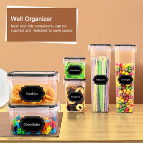 PRAKI transparent lids show contents at a glance and seal freshness.