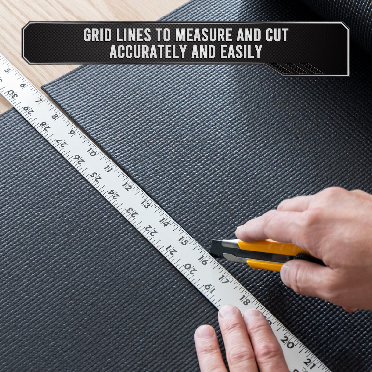 Durable professional foam liner supports heavy tools in garage.