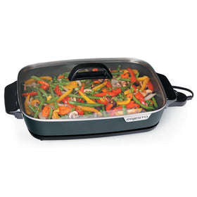 Presto 06858 heavy cast aluminum pan for durability and warp resistance