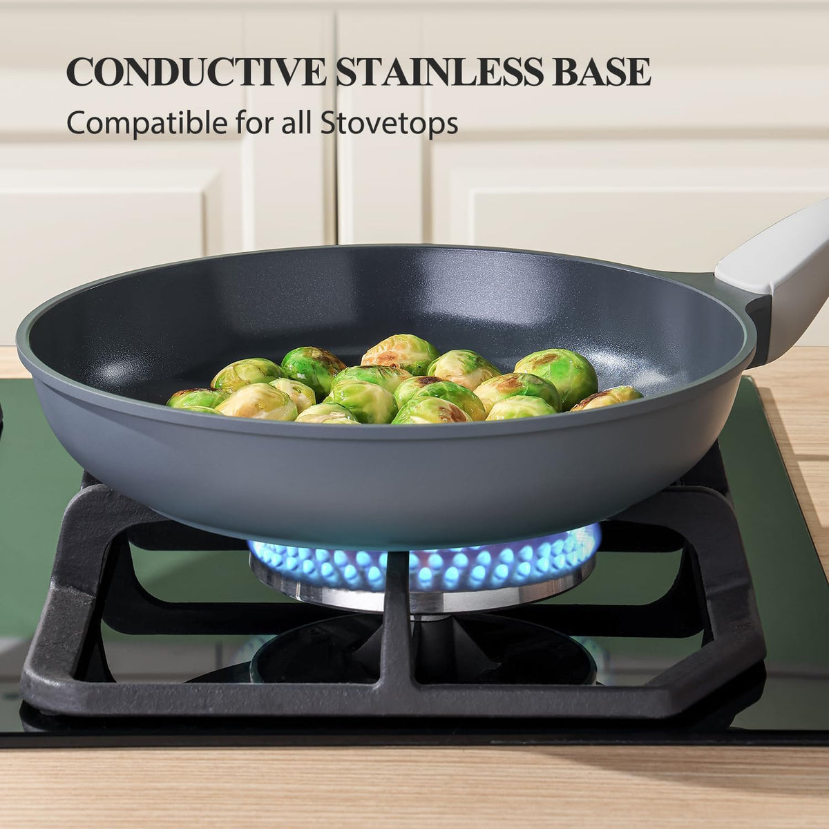 PRICUSIS cast aluminum construction delivers durability and fast heating.