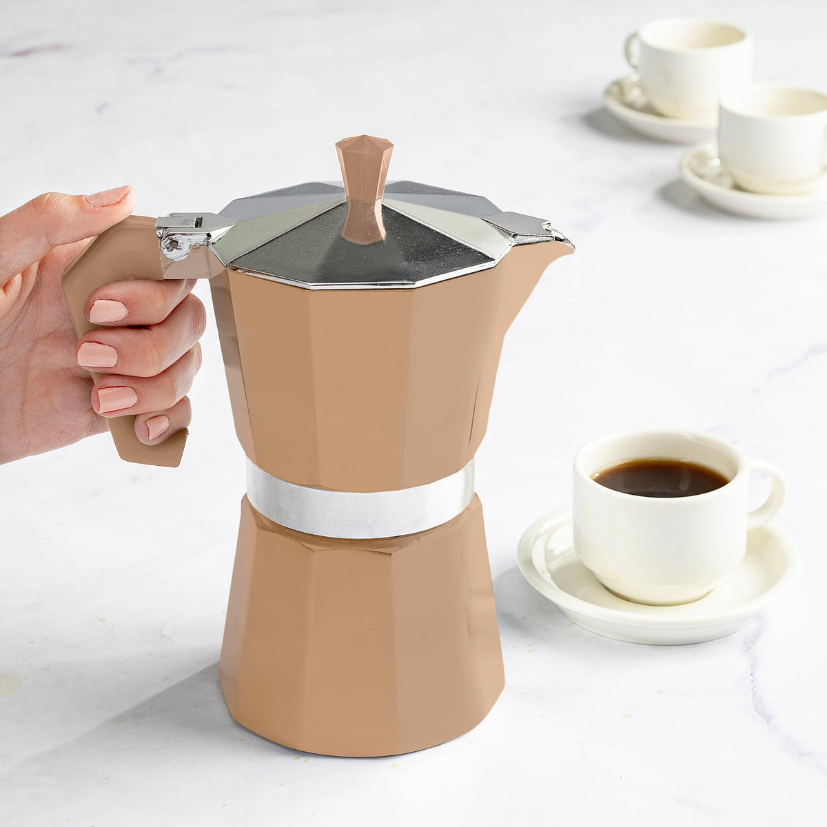 Primula Classic easy-cleaning design for quick post-brew cleanup.