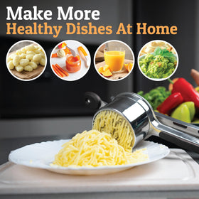 PriorityChef non-stick surface helps potatoes slide off easily