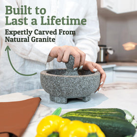 Priority Chef 2-cup capacity bowl ready for efficient herb grinding and pastes.