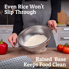 PriorityChef Premium 5Qrt raised base keeps food away from water