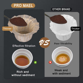 Pro Mael bleach-free oxygen cleansing filter ensuring chemical-free filtration.