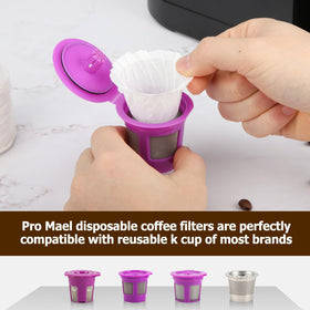 Pro Mael German paper disposable filter delivers thinner, smoother flow for coffee brewing