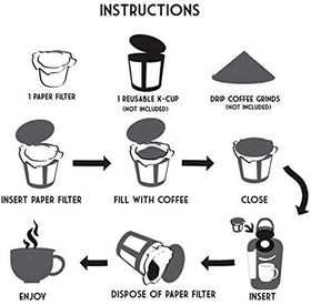 Pro Mael filters keep mornings simple with quick disposal.