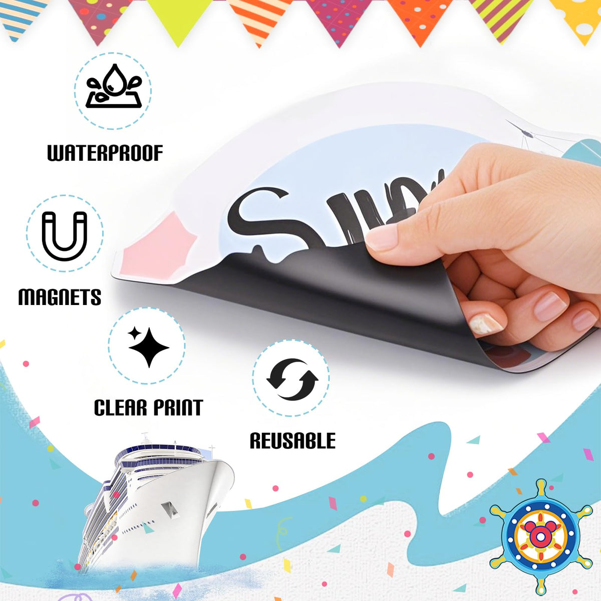 Product liquid view highlights clear content and capacity.