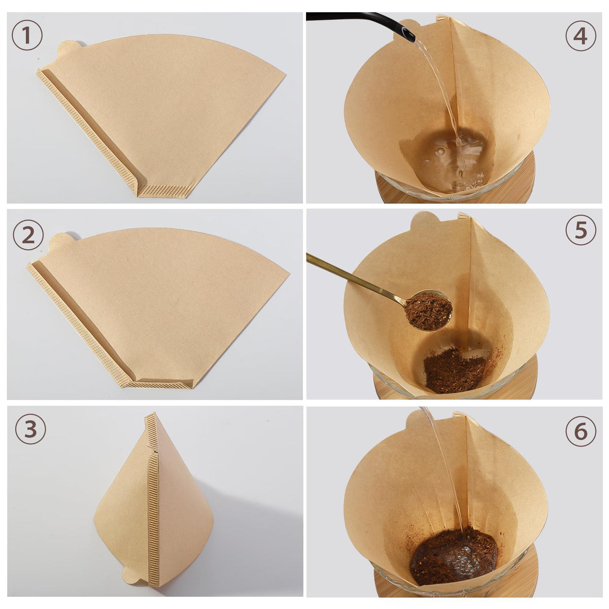 Prudiut filter paper wetted before use to improve fit