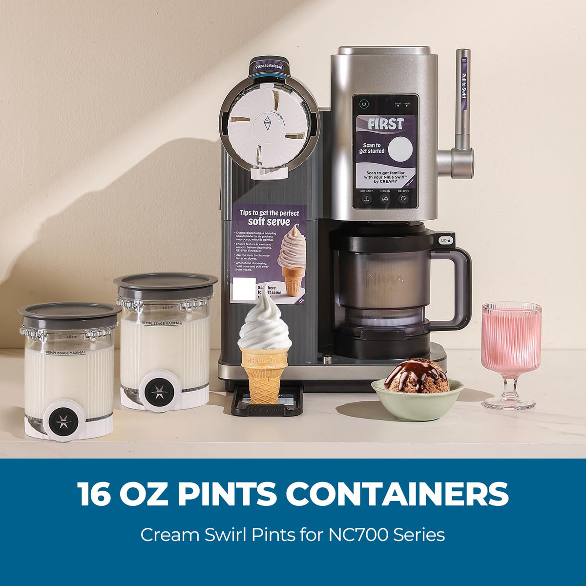 Psasrm Easy handle and reliable seal for smooth dessert prep.