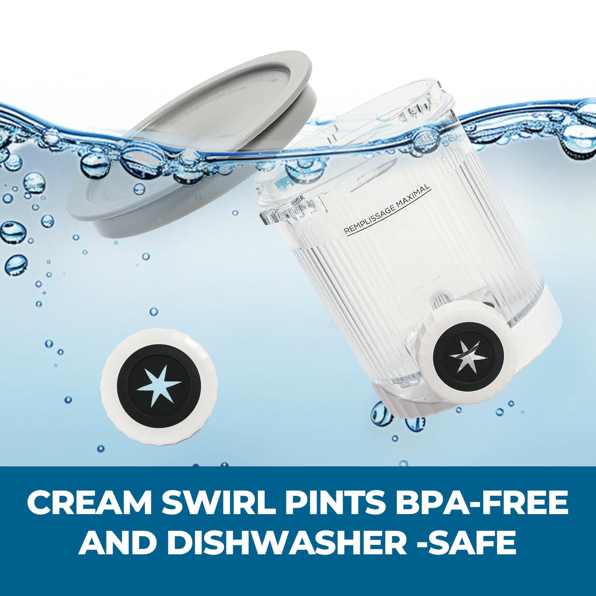  Psasrm Swirl Ice Creami temperature-resistant cups endure freezer to hot prep.