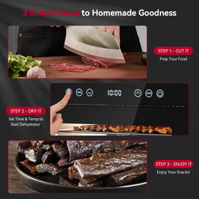 PSIIDAN dishwasher-safe trays simplify post-dry cleanup