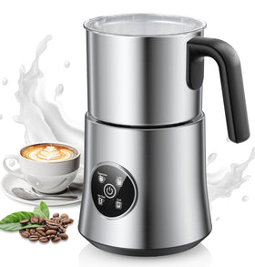 PSIIDAN milk frother with detachable jug for easy cleaning and dishwasher-safe use.