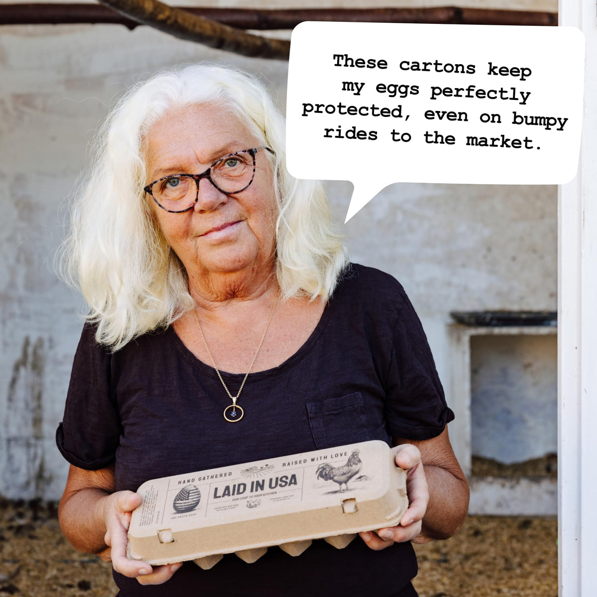 PTCOM Hatortempt reusable compostable egg carton for daily use