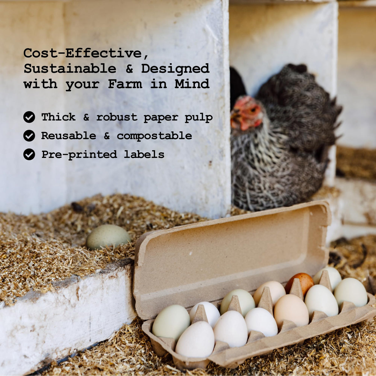 PTCOM Hatortempt secure lid design keeps eggs safe during handling