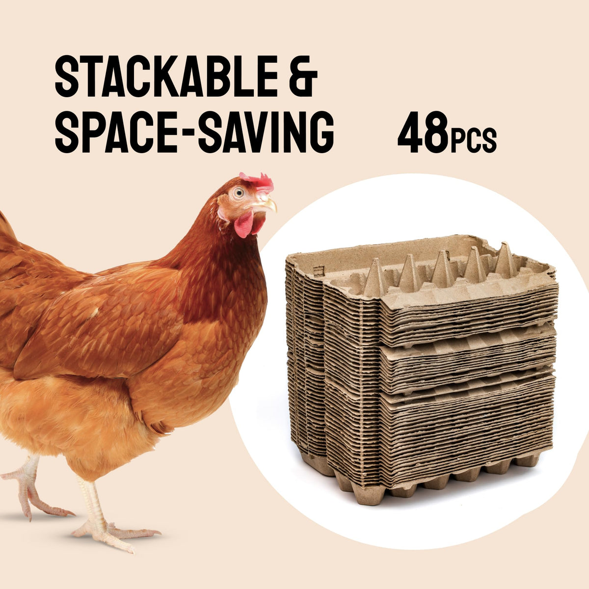 PTCOM Hatortempt stackable design saves kitchen space