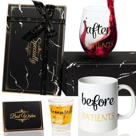 PUGED After Patients stemless wine glass, great for relaxing after patient rounds.