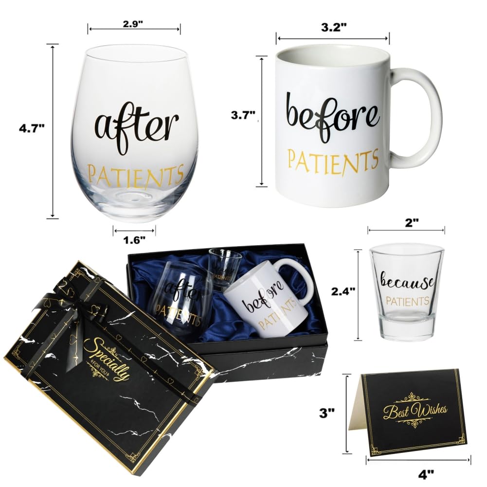PUGED Because Patients shot glass, perfect for celebratory toasts after shifts.