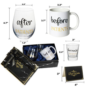 PUGED Because Patients shot glass, perfect for celebratory toasts after shifts.