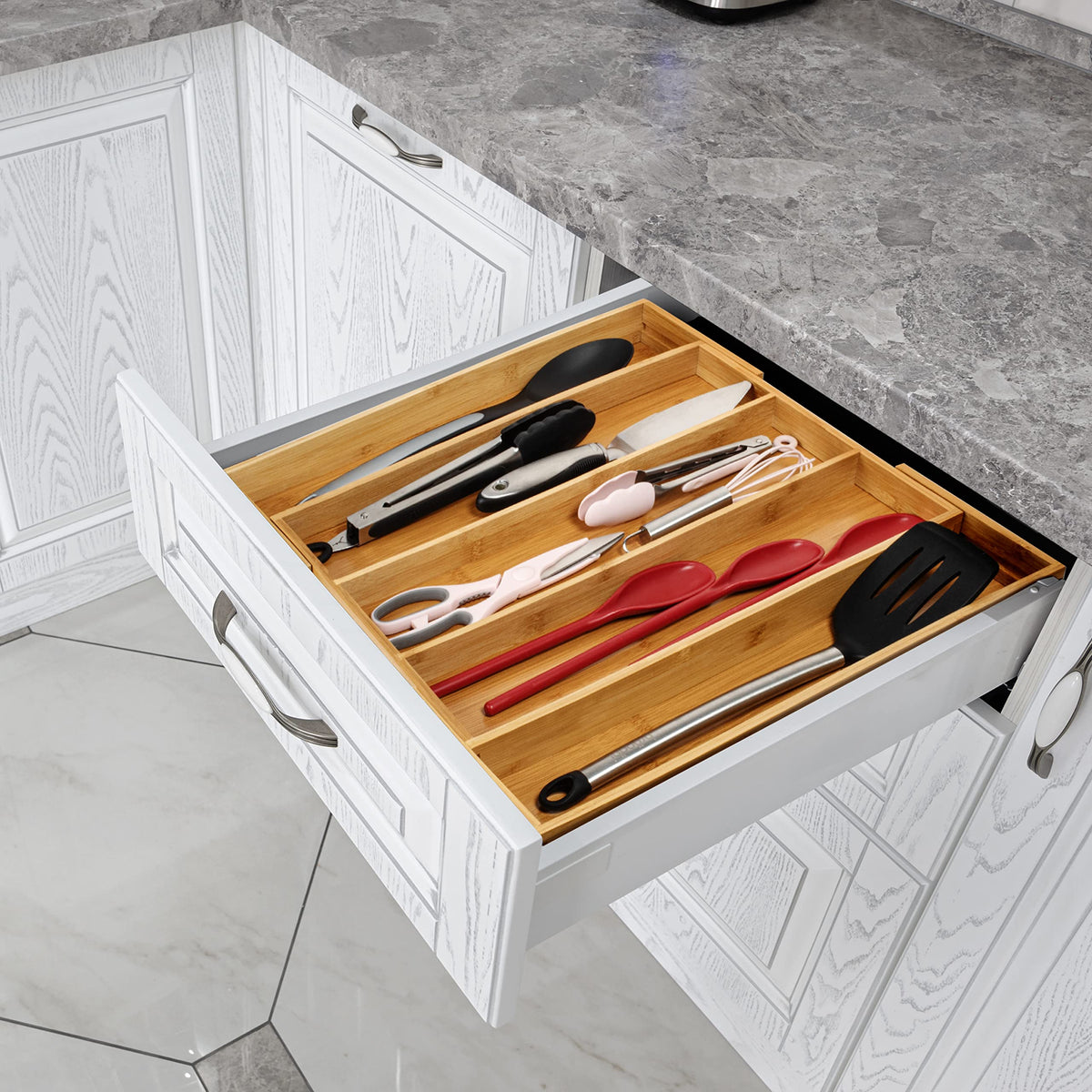 Purawood 2-pack for kitchen, office, and bedroom organization