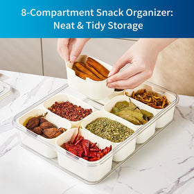 Pure Future Snackle Box clear lid design for quick travel content checks