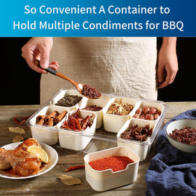 Pure Future Snackle Box eight-compartment tray keeps snacks organized