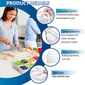 Pure Future Snackle Box secure lid and handle for reliable travel use