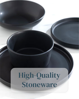 Pure Living Interior Design stoneware texture close-up shows durable, high-fired construction.