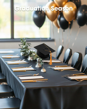 Pureegg budget-friendly party cloths offer color variety for themed parties.