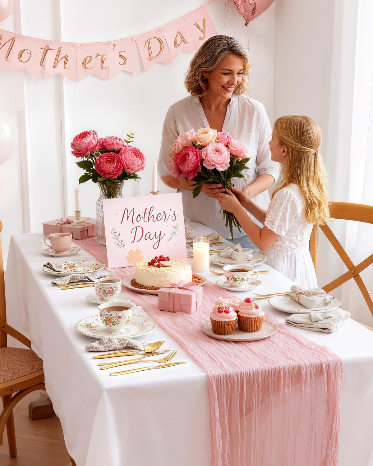Pureegg table runner versatile decor for weddings, parties, holidays, celebrations.