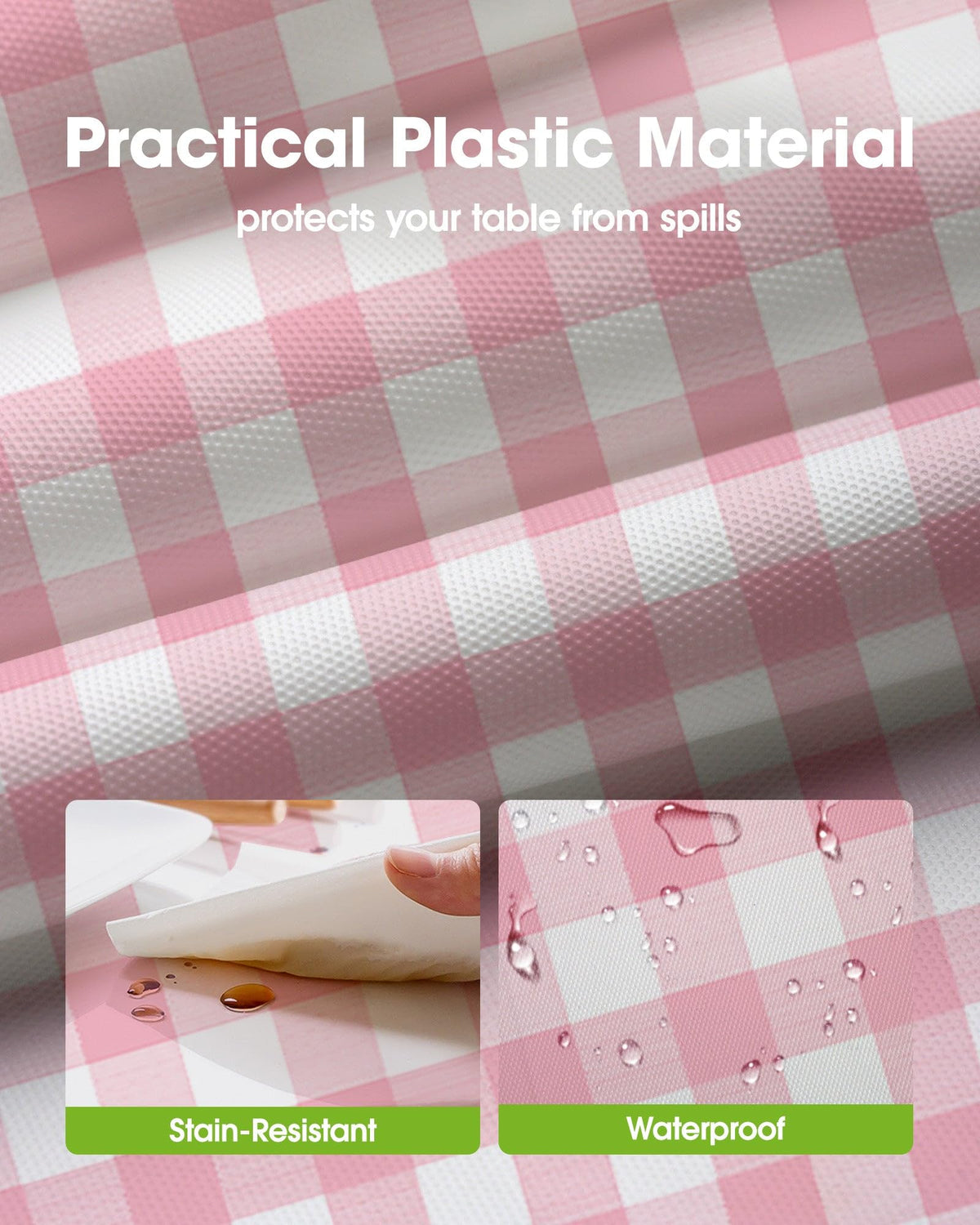 Pureegg 10-pack disposable tablecloths ready for quick cover