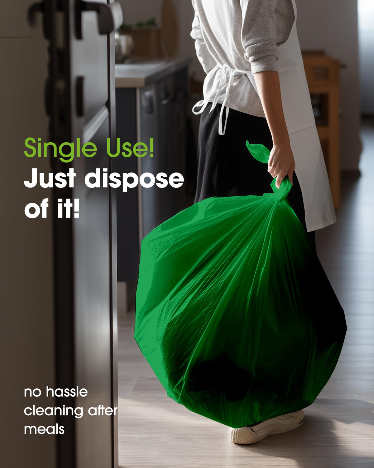 Pureegg easy-clean disposable design for effortless post-event cleanup.