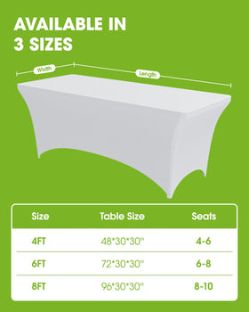 Outdoor setup demonstrates wind-resistant, secure-fit tablecloth.
