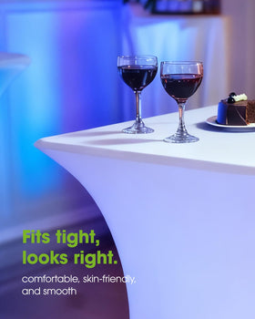 Pureegg Spandex 6ft fitted tight-fit ensuring a sleek surface.
