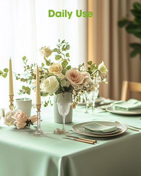 Pureegg stain protection and leakage barrier keeps tables pristine during meals.