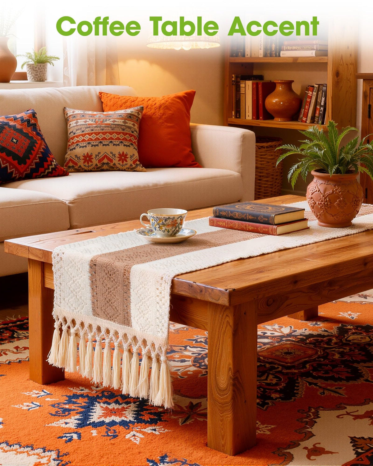 Pureegg Table Runner is easy to care for with cold wash and flat dry
