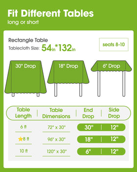 Pureegg tablecloth features waterproof, stain resistant plastic for mess protection