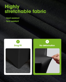 Pureegg twin-needle stitching ensures durable edges for long-lasting tablecloths.