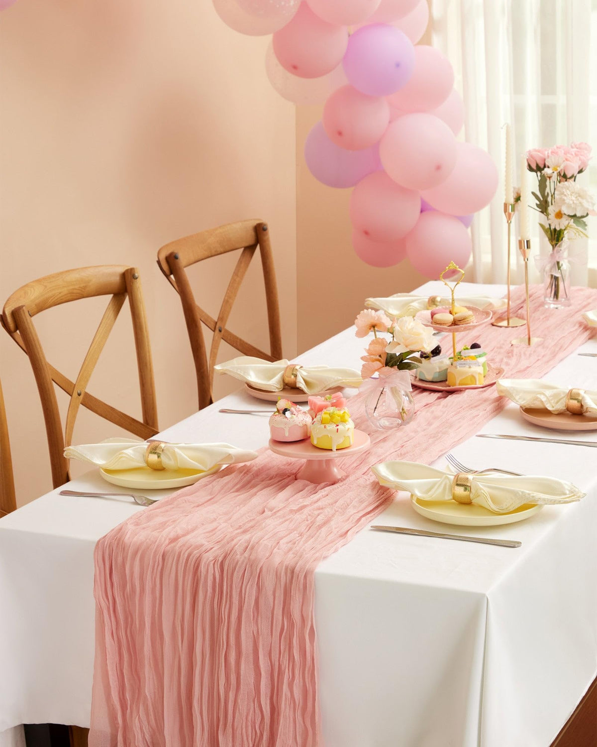 Pureegg versatile decor piece fits weddings Easter and tea parties.