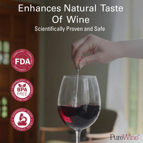 PureWine 30-wand kit is compact and portable for on-the-go purifying.
