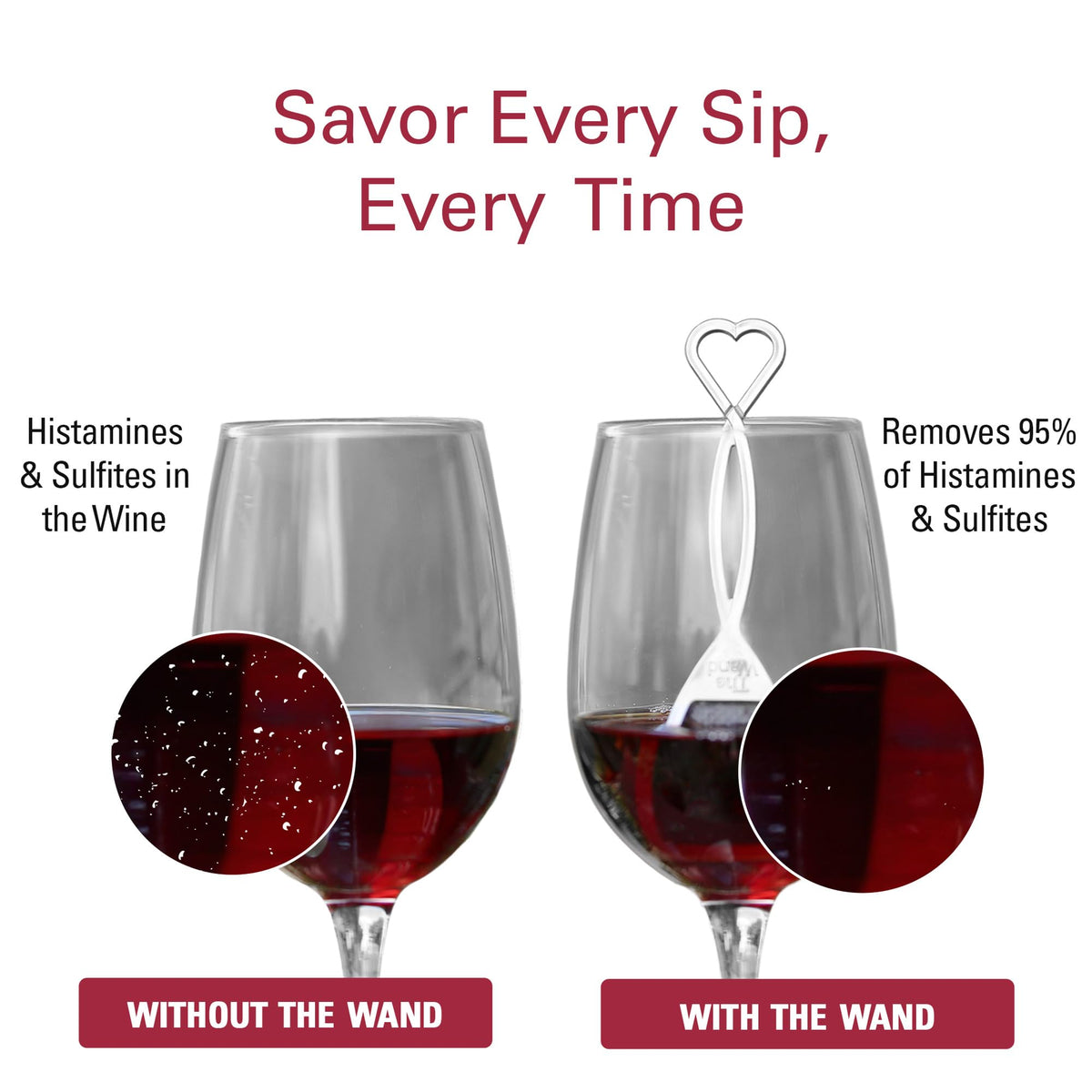 PureWine The Wand purifier open box reveals contents