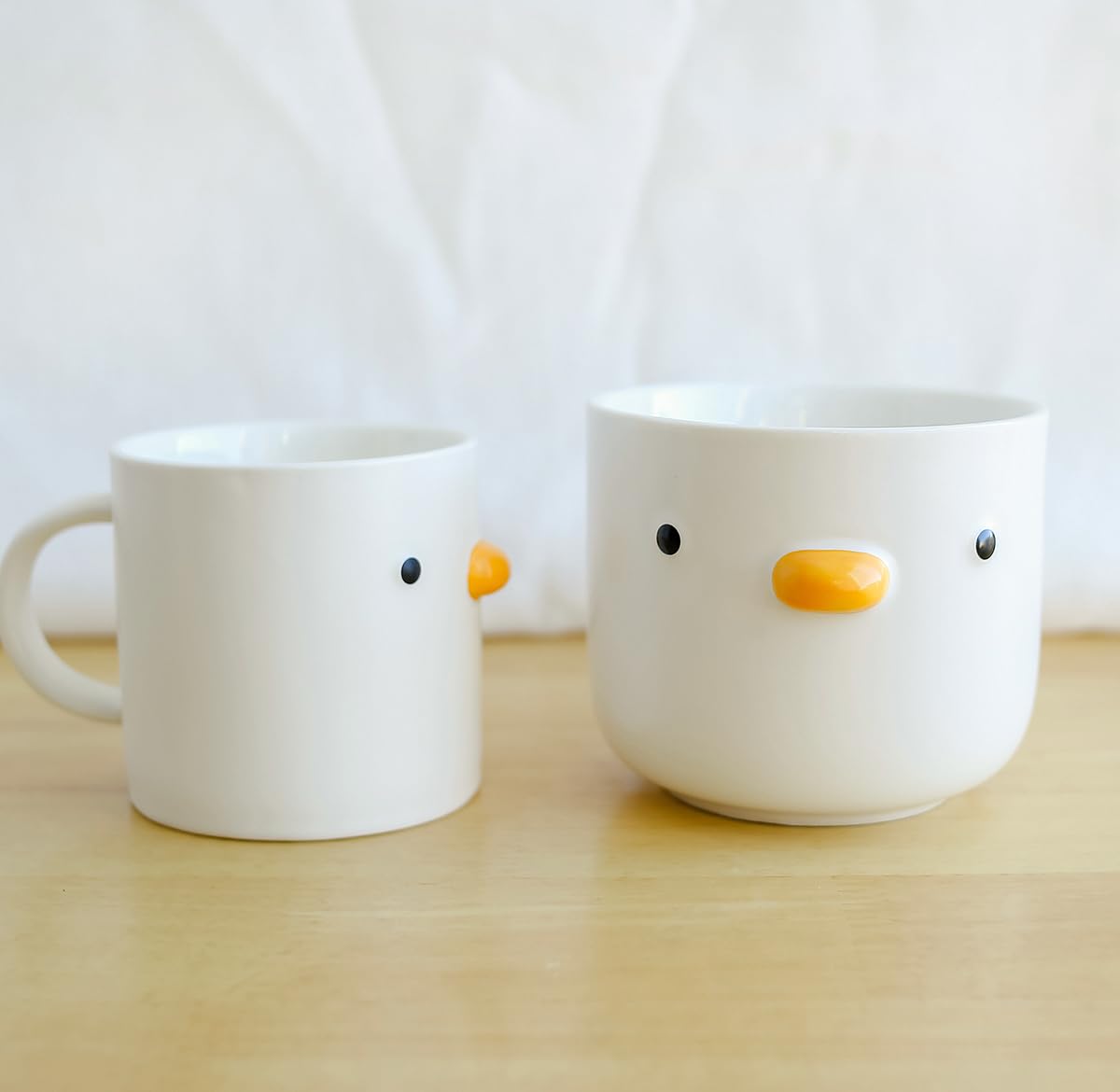 Gift-ready PURROOM duck mug with safe, durable ceramic finish.
